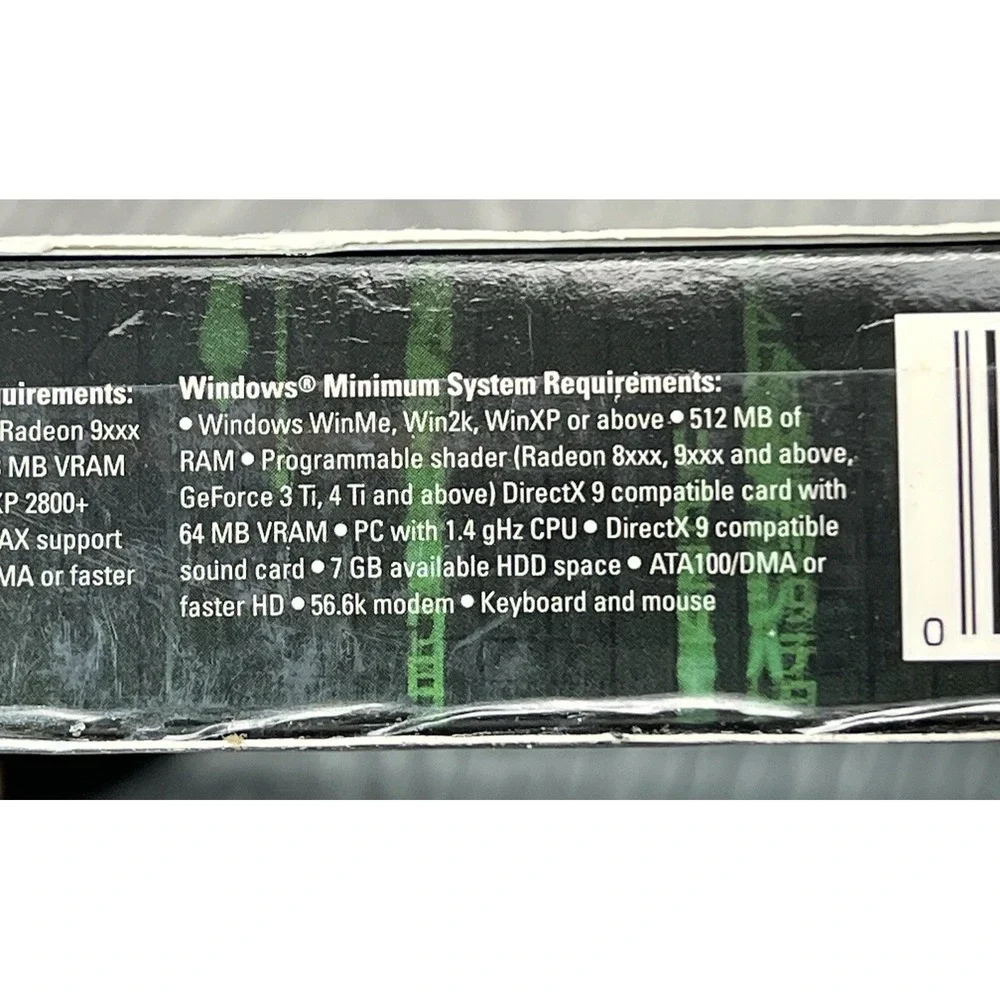 Vtg Matrix Online (PC, 2005) Computer Game - Factory Sealed